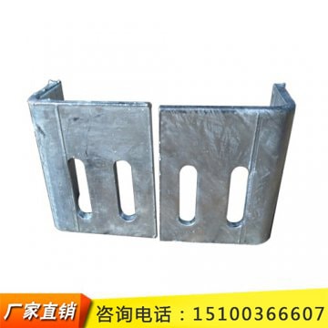 幕墻角碼與立柱連接